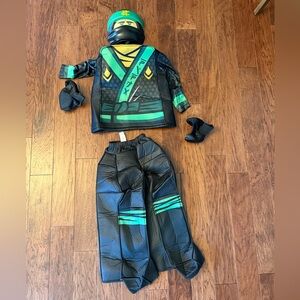 Kids Ninja Costume - Black and Green